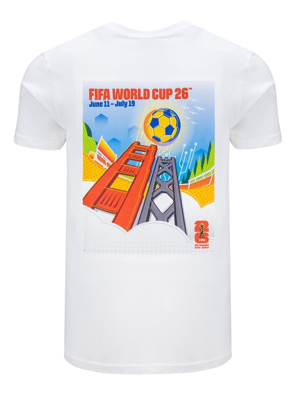 FIFA World Cup 2026™ San Francisco Bay Area Poster White T-Shirt